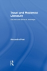 Image for Travel and Modernist Literature