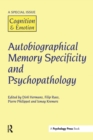 Image for Autobiographical memory specificity and psychopathology