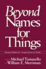 Image for Beyond names for things  : young children&#39;s acquisition of verbs