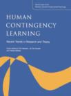 Image for Human contingency learning  : recent trends in research and theory