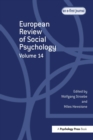 Image for European review of social psychologyVolume 14