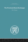 Image for Provincial Stock Exchanges
