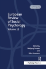 Image for European review of social psychologyVolume 16