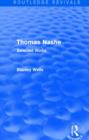 Image for Thomas Nashe (Routledge Revivals)