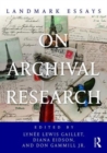 Image for Landmark Essays on Archival Research
