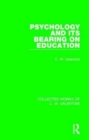 Image for Psychology and its Bearing on Education