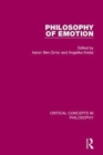 Image for Philosophy of Emotion