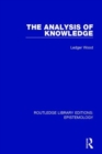 Image for The Analysis of Knowledge