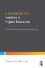 Image for A Handbook for Leaders in Higher Education