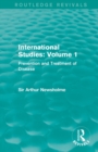 Image for International Studies: Volume 1