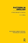 Image for Pattern in English  : a fresh approach to grammar