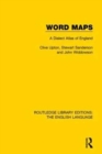 Image for Word maps  : a dialect atlas of England