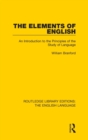 Image for The Elements of English