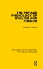Image for The Phrase Phonology of English and French