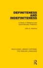 Image for Definiteness and Indefiniteness