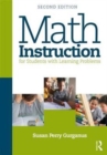 Image for Math Instruction for Students with Learning Problems