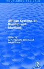 Image for African systems of kinship and marriage