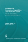 Image for Professional Education, Capabilities and the Public Good