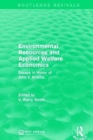Image for Environmental resources and applied welfare economics  : essays in honor of John V. Krutilla