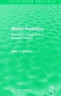 Image for Water pollution  : economics aspects and research needs