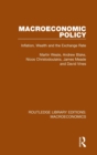Image for Macroeconomic policy  : inflation, wealth and the exchange rate