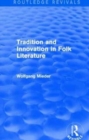 Image for Tradition and Innovation in Folk Literature