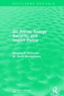 Image for Oil Prices, Energy Security, and Import Policy