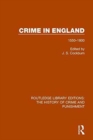 Image for Crime in England, 1550-1800