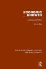 Image for Economic growth  : analysis and policy