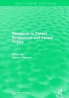 Image for Research in forest economics and forest policy