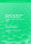 Image for Natural gas markets after deregulation  : methods of analysis and research needs