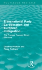 Image for Transnational party co-operation and European integration  : the process towards direct elections