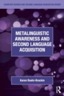 Image for Metalinguistic Awareness and Second Language Acquisition