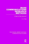 Image for Mass Communications Research Methods