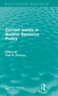 Image for Current Issues in Natural Resource Policy