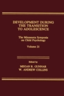 Image for Development During the Transition to Adolescence : The Minnesota Symposia on Child Psychology, Volume 21