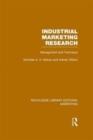 Image for Industrial marketing research  : management and technique