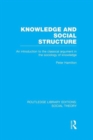 Image for Knowledge and social structure  : an introduction to the classical argument in the sociology of knowledge