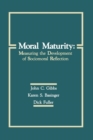 Image for Moral maturity  : measuring the development of sociomoral reflection