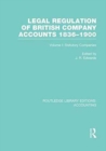 Image for Legal regulation of British company accounts 1836-1900Volume 1