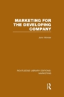 Image for Marketing for the Developing Company (RLE Marketing)