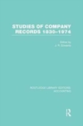 Image for Studies of Company Records (RLE Accounting)