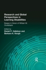 Image for Research and global perspectives in learning disabilities  : essays in honor of William M. Cruickshank