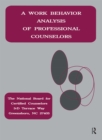 Image for A Work Behavior Analysis Of Professional Counselors