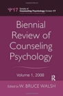 Image for Biennial review of counseling psychologyVolume 1,: 2008