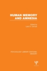 Image for Human Memory and Amnesia (PLE: Memory)