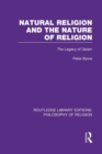 Image for Natural Religion and the Nature of Religion