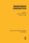 Image for Redefining Linguistics (RLE Linguistics A: General Linguistics)