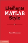 Image for Elements of MATLAB Style
