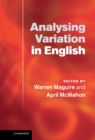 Image for Analysing Variation in English